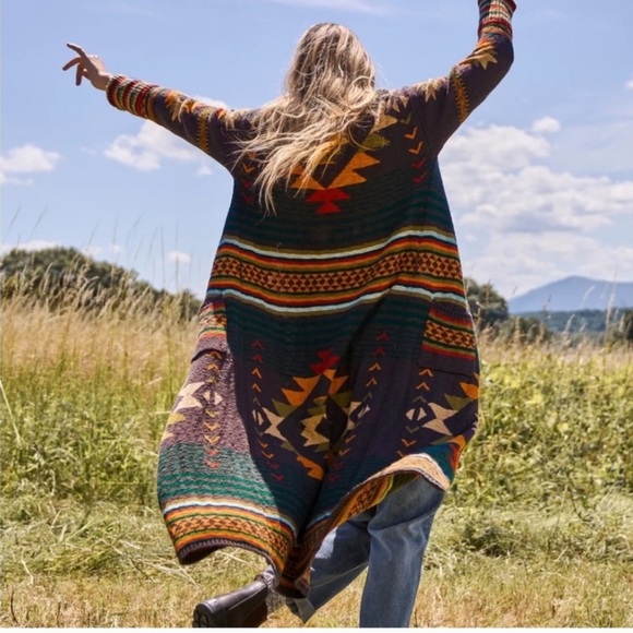 B yellowtail Paloma duster in eagle peak size xs NWT Faherty - Picture 2 of 4